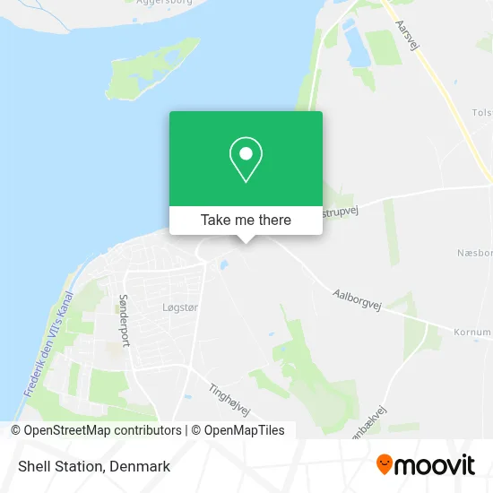 Shell Station map