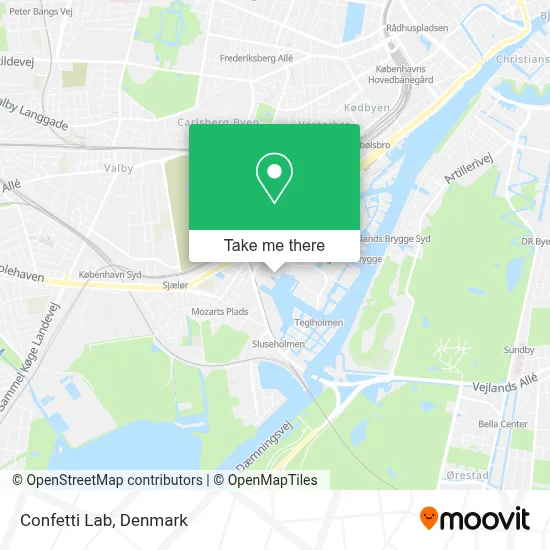 Confetti Lab map