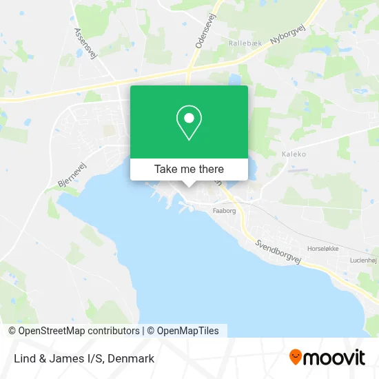 Lind & James I/S map