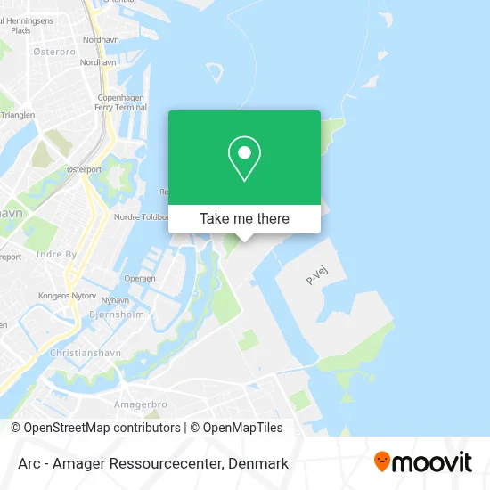 Arc - Amager Ressourcecenter map