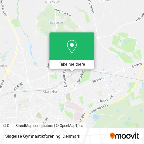 Slagelse Gymnastikforening map