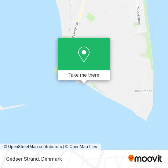 Gedser Strand map