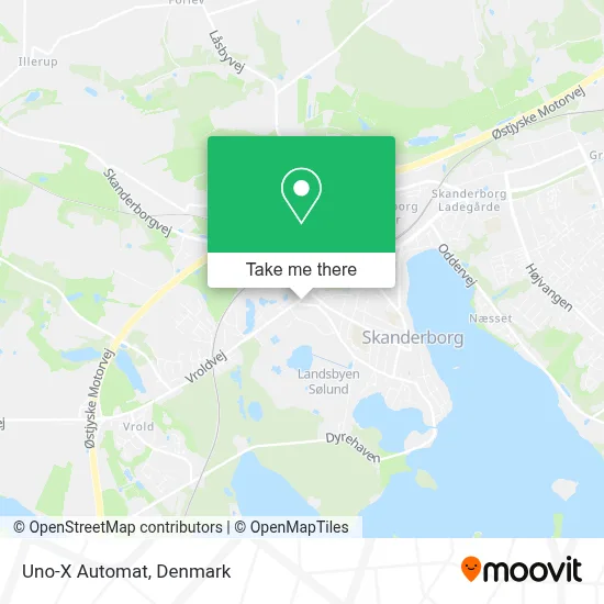Uno-X Automat map
