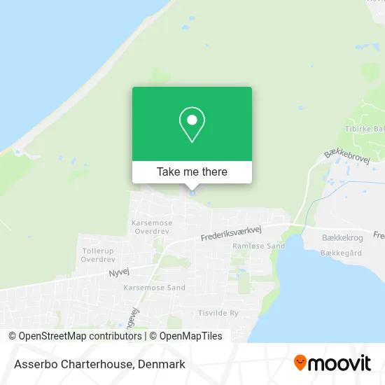 Asserbo Charterhouse map
