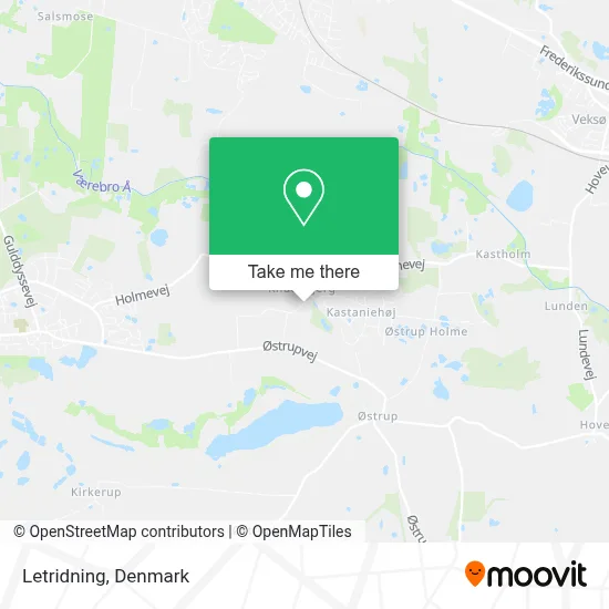 Letridning map