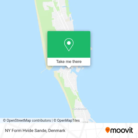 NY Form Hvide Sande map