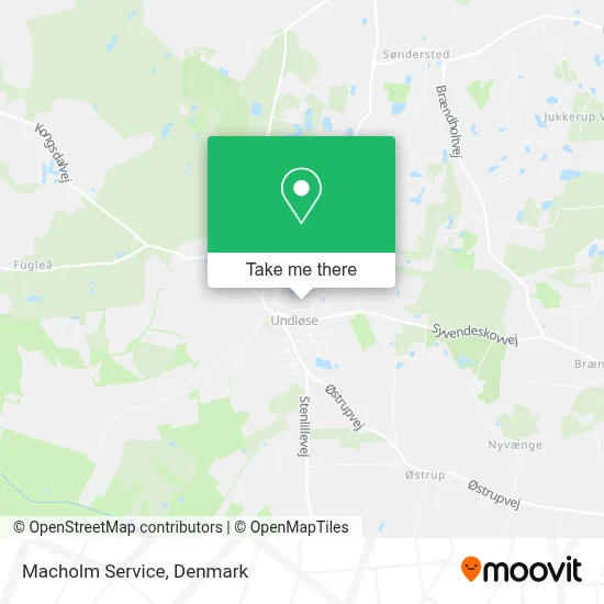 Macholm Service map