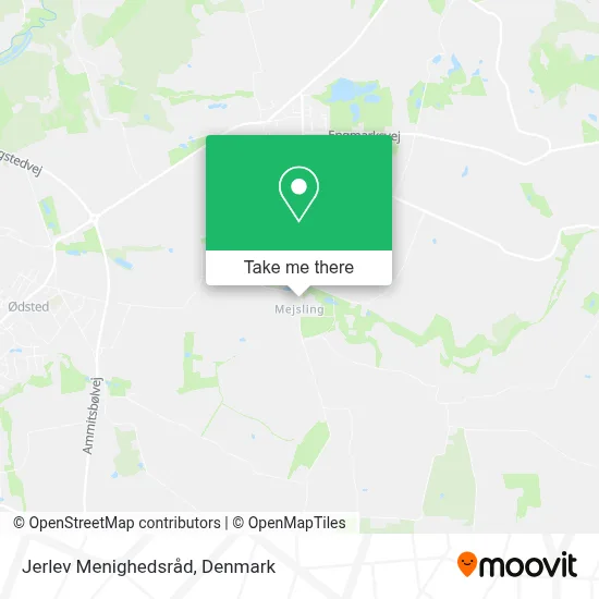 Jerlev Menighedsråd map