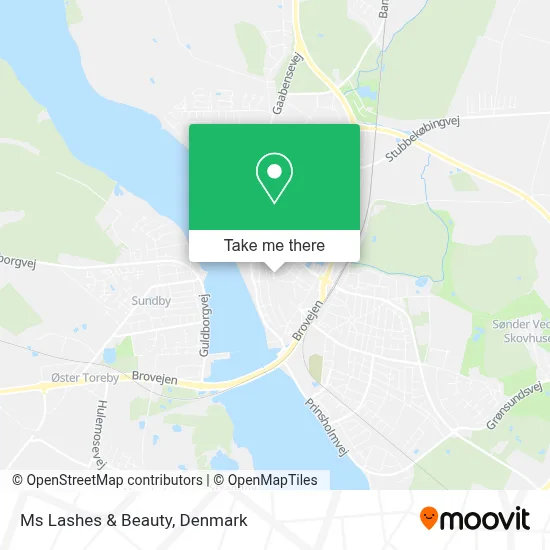 Ms Lashes & Beauty map