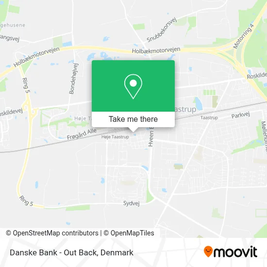 Danske Bank - Out Back map