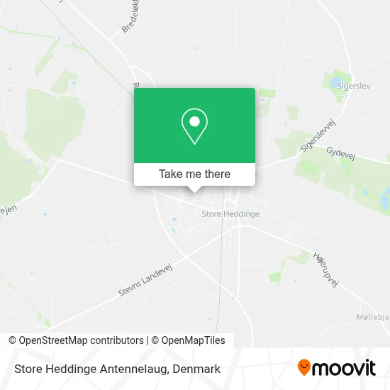 Store Heddinge Antennelaug map