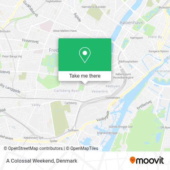 A Colossal Weekend map
