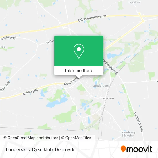 Lunderskov Cykelklub map