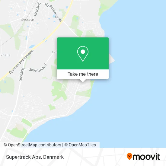 Supertrack Aps map