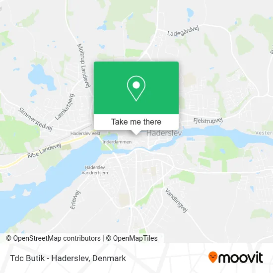 Tdc Butik - Haderslev map