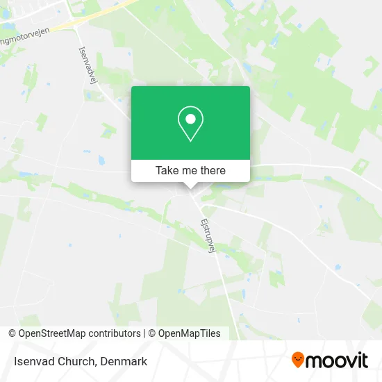Isenvad Church map