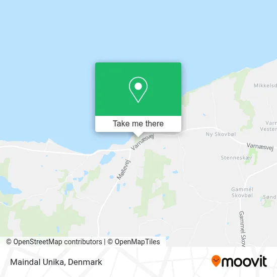 Maindal Unika map