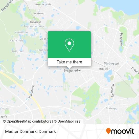 Master Denmark map