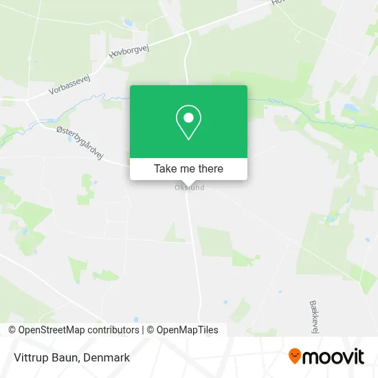 Vittrup Baun map