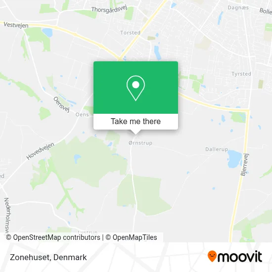 Zonehuset map