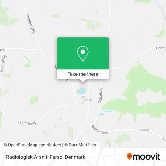 Radiologisk Afsnit, Farsø map