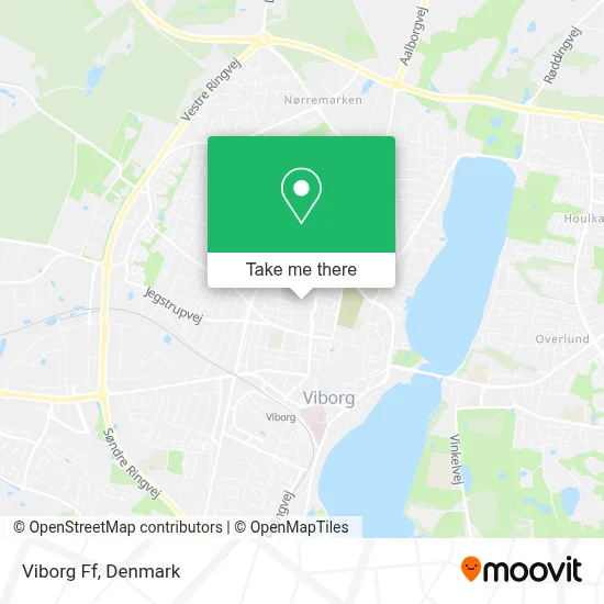 Viborg Ff map