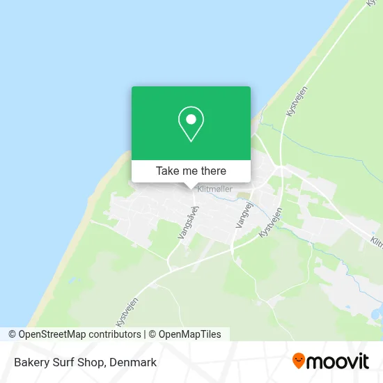 Bakery Surf Shop map