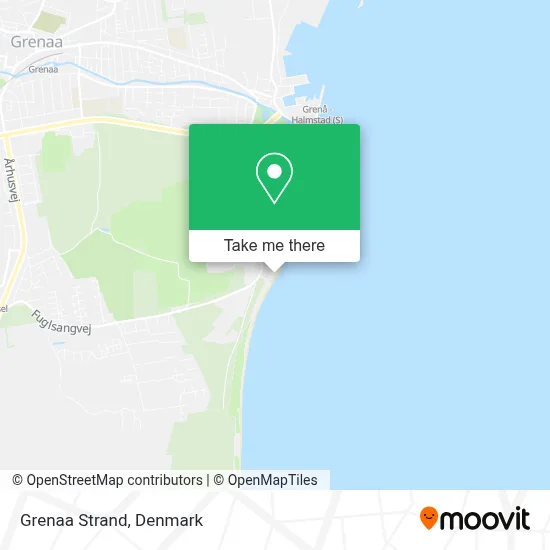 Grenaa Strand map