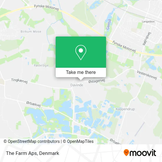 The Farm Aps map