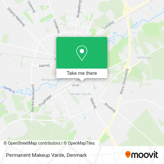 Permanent Makeup Varde map