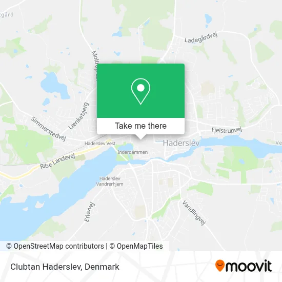 Clubtan Haderslev map