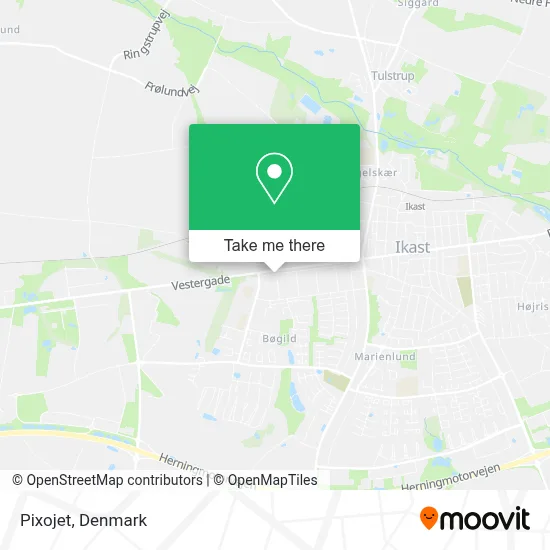 Pixojet map