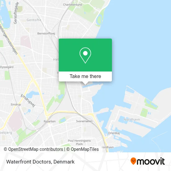 Waterfront Doctors map