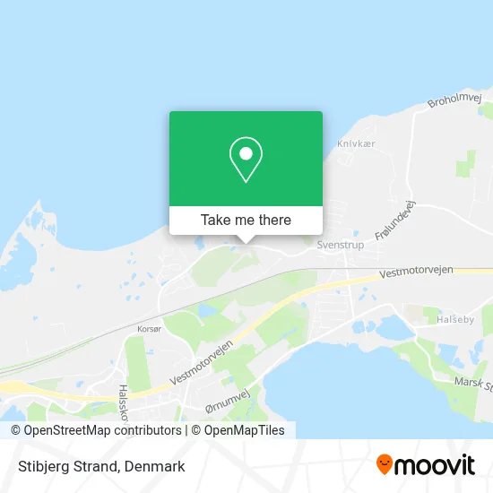 Stibjerg Strand map