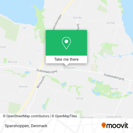 Sparshoppen map
