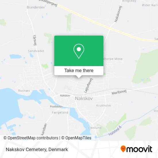 Nakskov Cemetery map