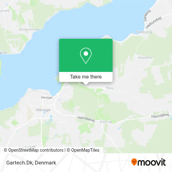 Gartech.Dk map
