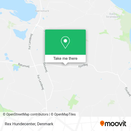 Rex Hundecenter map