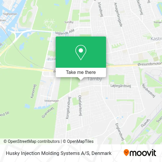 Husky Injection Molding Systems A / S map