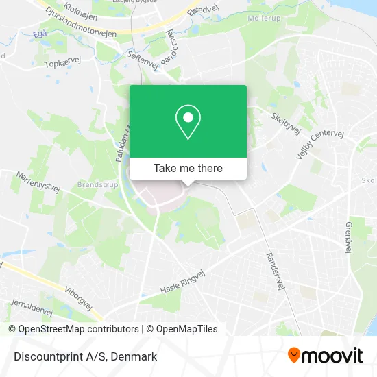 Discountprint A/S map