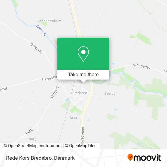 Røde Kors Bredebro map