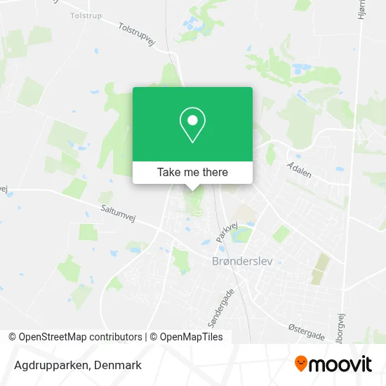 Agdrupparken map