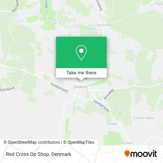 Red Cross Op Shop map