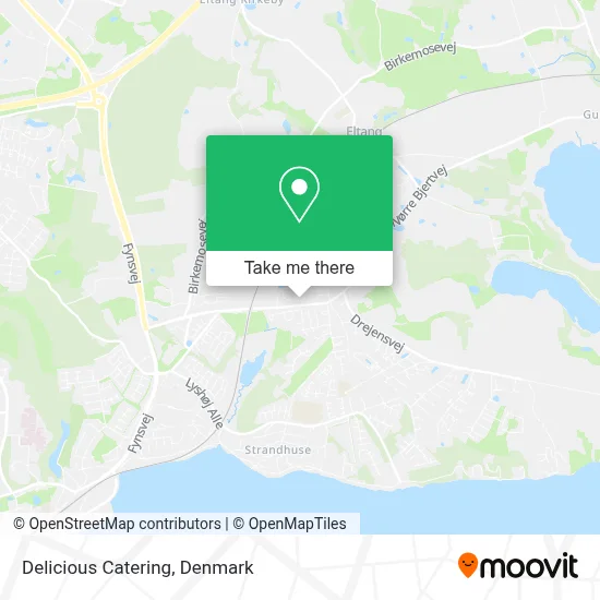 Delicious Catering map