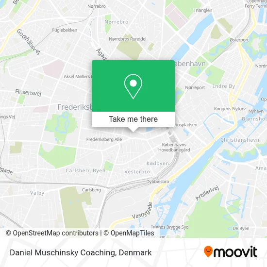 Daniel Muschinsky Coaching map