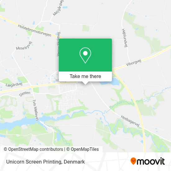 Unicorn Screen Printing map
