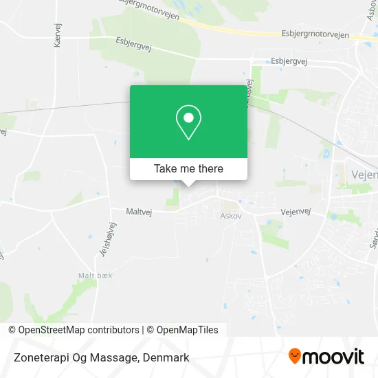 Zoneterapi Og Massage map