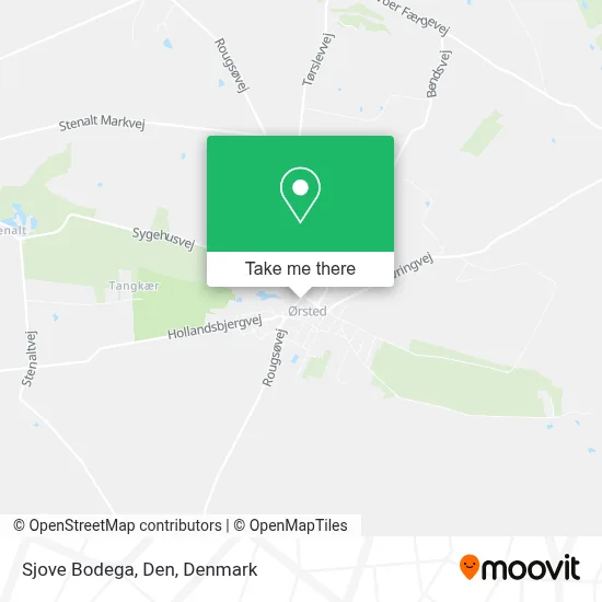 Sjove Bodega, Den map