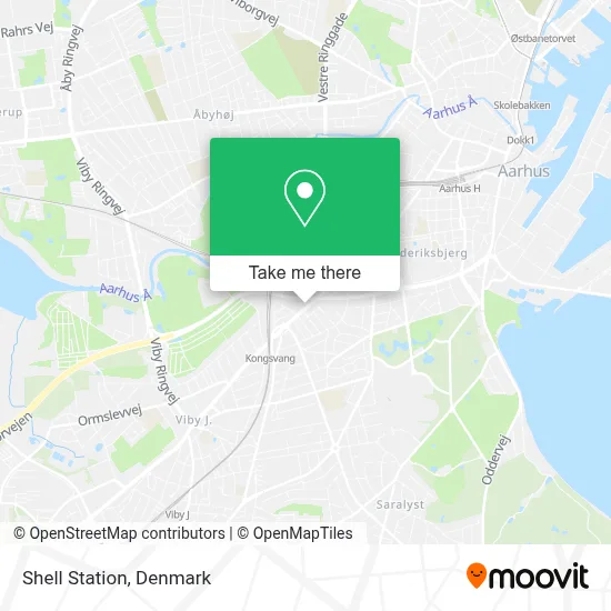 Shell Station map