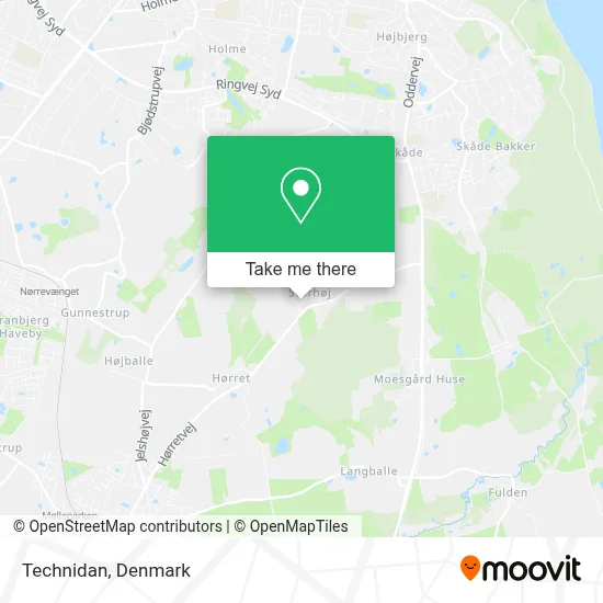 Technidan map